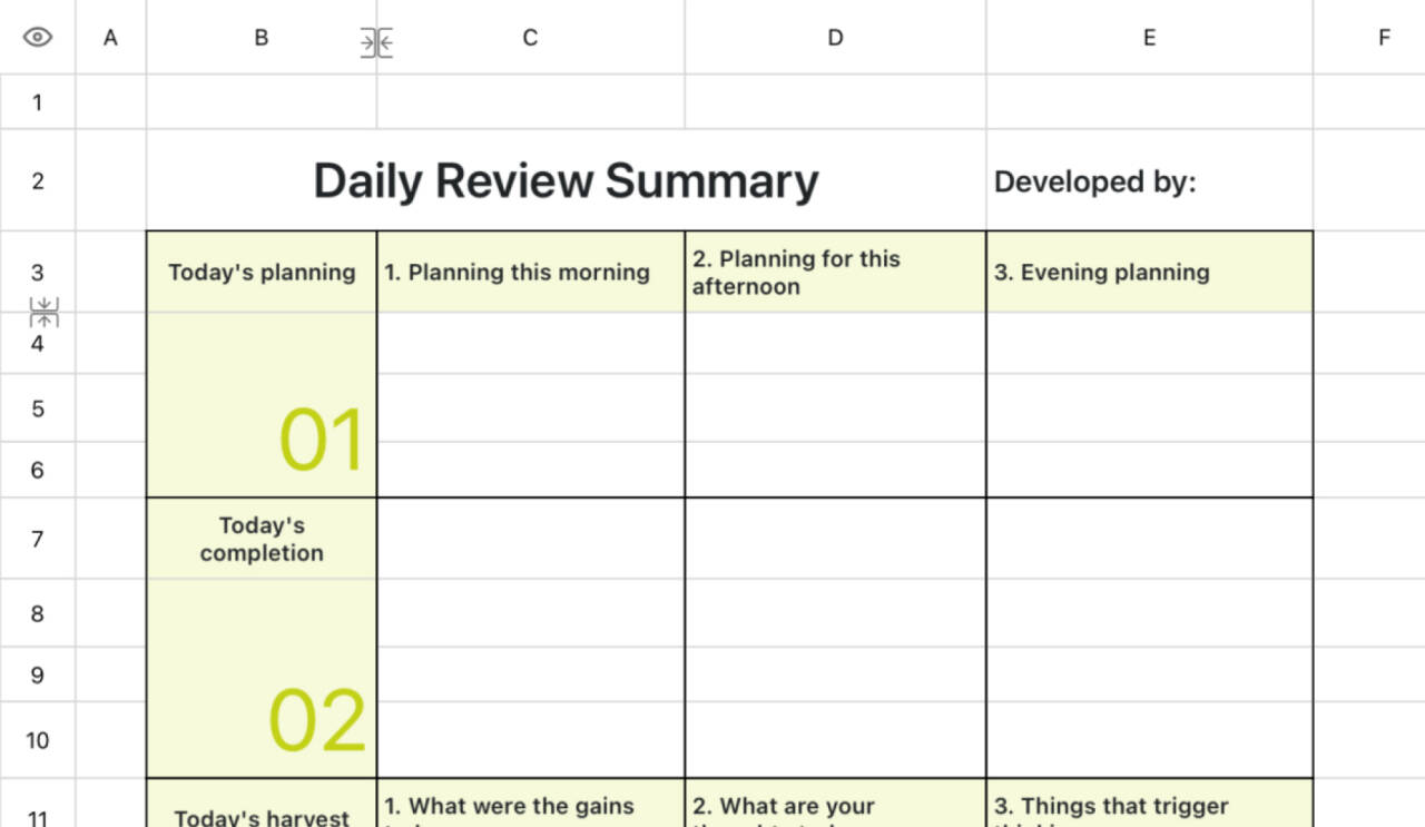 Summary of today review 1